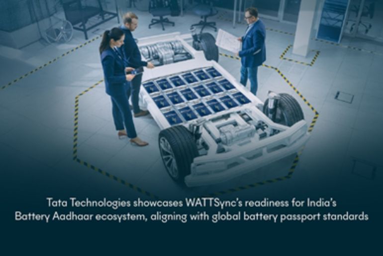 Tata Technologies’ WATTSync Platform Ready for India’s Battery Aadhaar Compliance