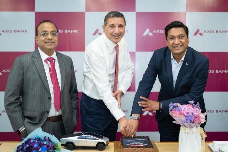 Axis Bank Becomes Preferred Financier for Tesla in India