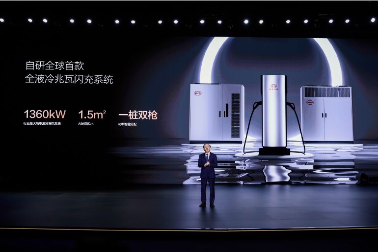 BYD Unveils Super e-Platform with Megawatt Flash Charging for Electric Vehicles