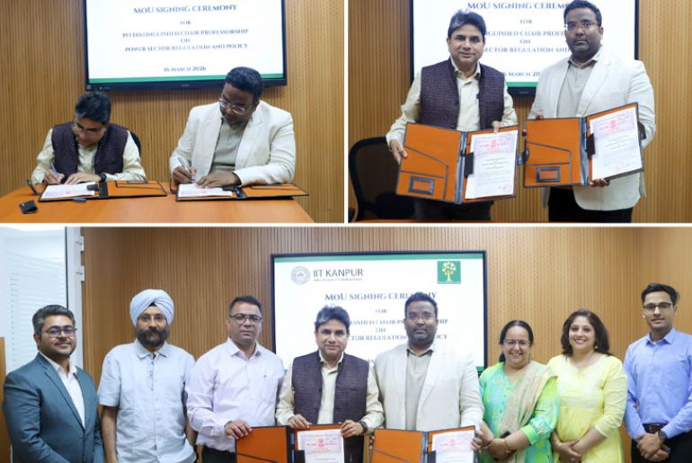 IIT Kanpur and PFI Sign MoU to Strengthen Power Sector Research