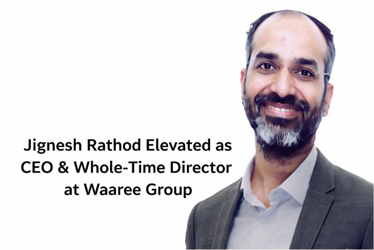 Jignesh Rathod Elevated as CEO & Whole-Time Director at Waaree Group