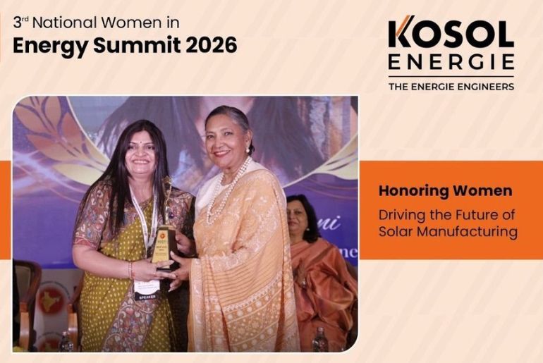 Kosol Energie’s Chandani Sabhani Honoured at WISE Awards 2026