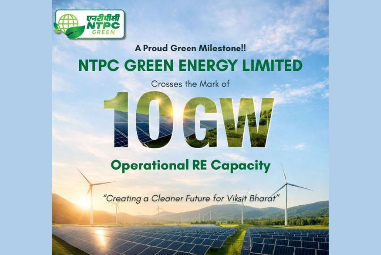 NTPC Green Surpasses 10 GW Installed Capacity Milestone