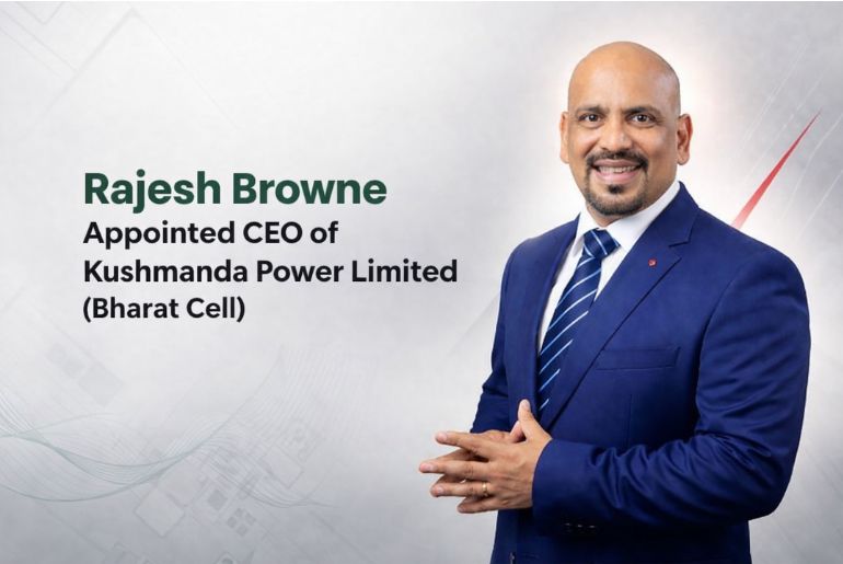 Rajesh Browne Appointed CEO of Kushmanda Power Limited (Bharat Cell)