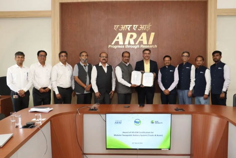 SUN Mobility Secures Industry-First AIS-038 Certification for Swappable HEV Battery Platform
