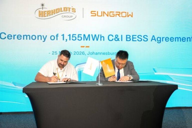 Sungrow Announces 1,155 MWh C&I BESS Partnership in South Africa