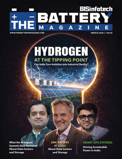 The Battery Magazine cover March Issue 2026