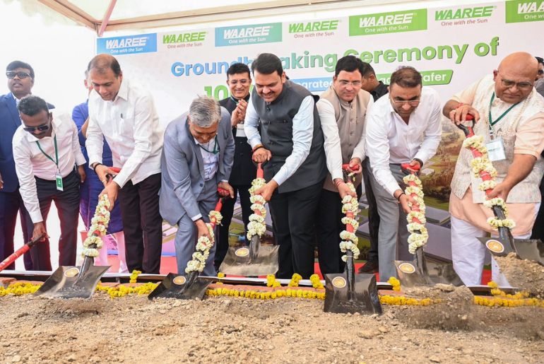 Waaree Energies Breaks Ground for 10 GW Solar Ingot and Wafer Facility in Nagpur