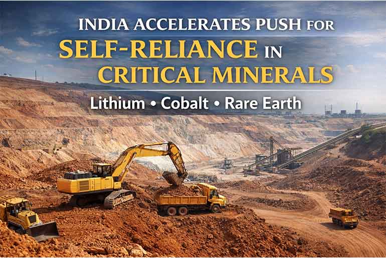 India Pushes for Self-Reliance in Critical Minerals