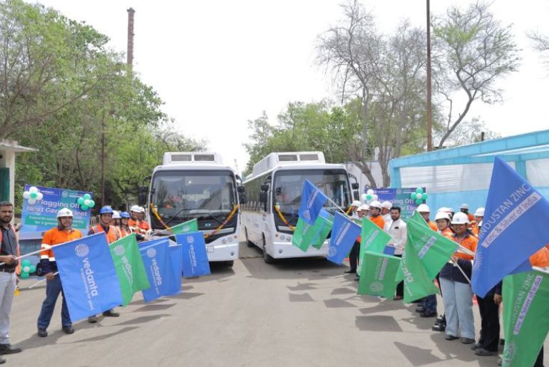 Hindustan Zinc Flags Off Rajasthan’s Largest Electric Bus Fleet, Accelerating Green Mobility Transition