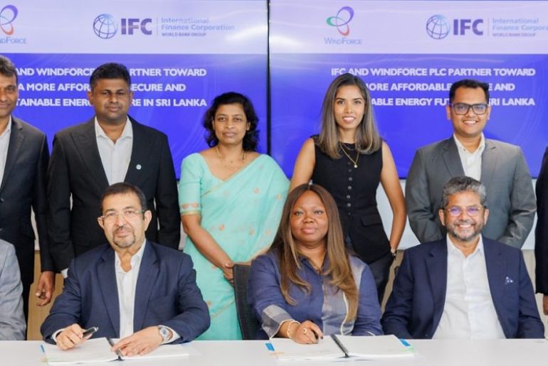 IFC announces partnership with WindForce for 100 MW solar power facility in Sri Lanka