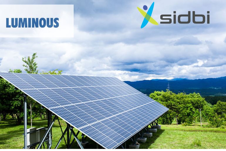 Luminous and SIDBI partners to boosts MSME solar financing