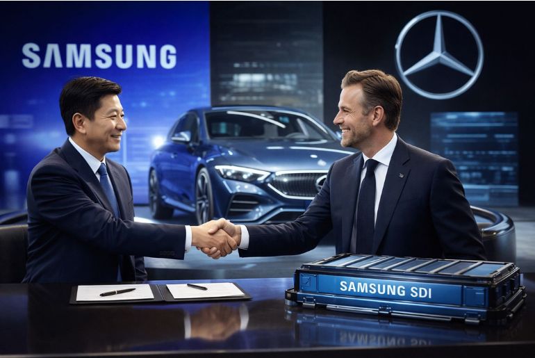 Mercedes-Benz in advanced talks with Samsung SDI for EV battery supply deal