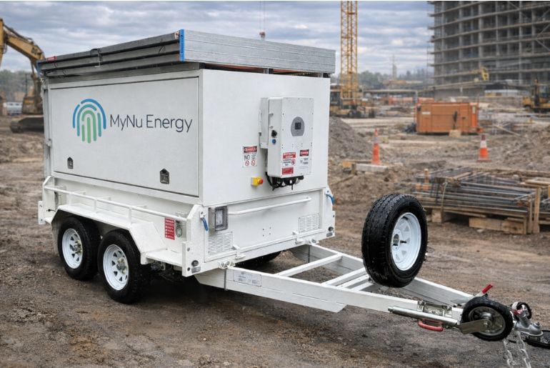 MyNu Energy Launches Mobile Solar-Battery Power System to Replace Diesel Generators