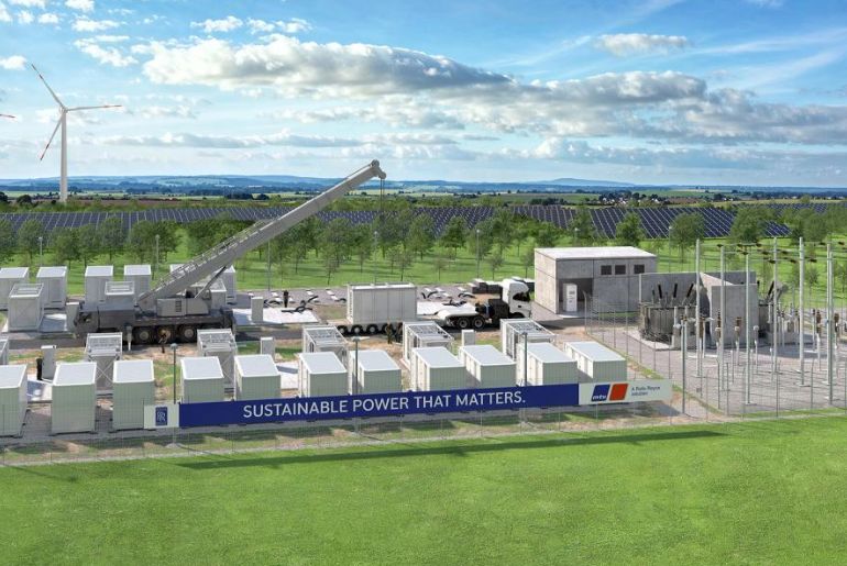 Rolls-Royce and Voltaria to build a 43 MW large-scale battery storage facility in Scotland