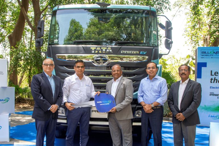 Tata Motors Begins Delivery of Electric Trucks, Expands Partnership with BillionE Mobility