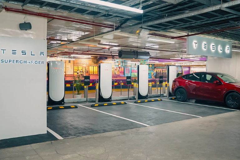 Tesla Launches First In-Mall Charging Station in Navi Mumbai, Expands India Network