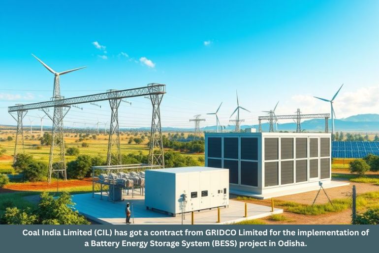 Coal India Limited bags 320 MWh BESS Project in Odisha from GRIDCO