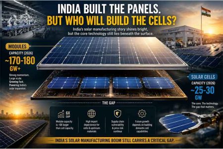 India built the panels. But who will build the solar cells?