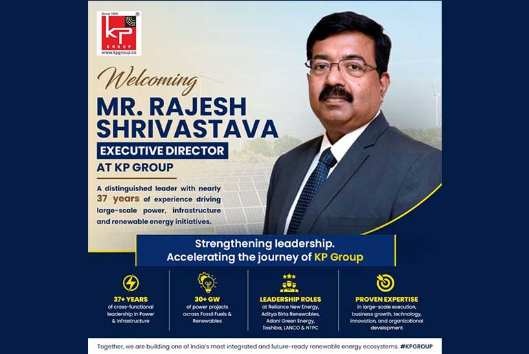 KP Group Appoints Rajesh Shrivastava as New Executive Director