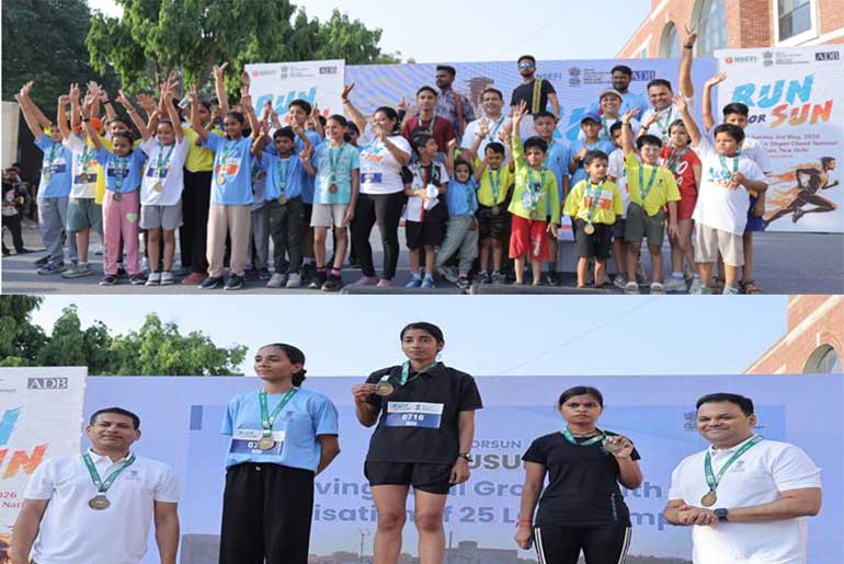 MNRE Organises ‘Run for Sun’ Marathon on International Sun Day