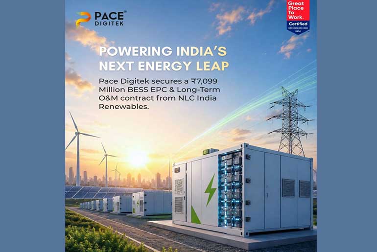 Pace Digitek Secures Massive Rs.7,099 Million Battery Storage Project in Tamil Nadu
