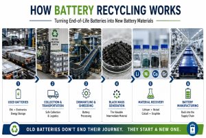 Learn Battery Waste Management Rules in India, EPR compliance, recycling obligations, CPCB requirements, and circular economy goals.