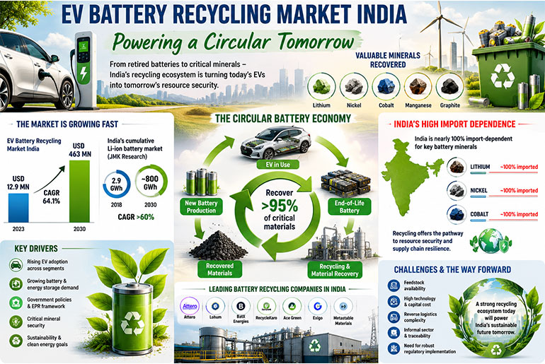 EV Battery Recycling Market India