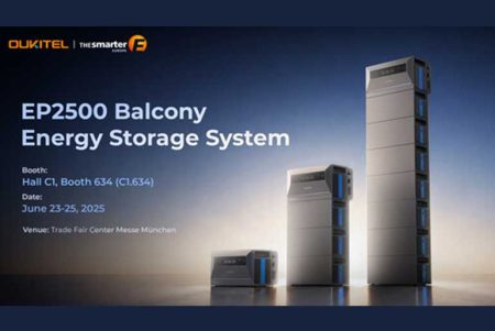 OUKITEL Unveils Next-Gen EP2500 Balcony Energy Storage System at Intersolar Europe 2026 OUKITEL Unveils Next-Gen EP2500 Balcony Energy Storage System at Intersolar Europe 2026