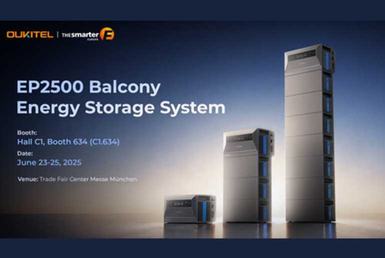 OUKITEL Unveils Next-Gen EP2500 Balcony Energy Storage System at Intersolar Europe 2026 OUKITEL Unveils Next-Gen EP2500 Balcony Energy Storage System at Intersolar Europe 2026