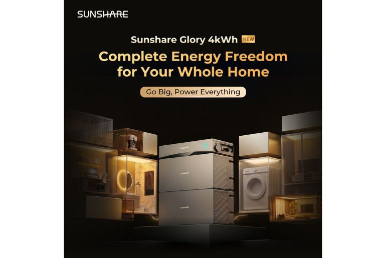 Sunshare Launches Glory 4.02 kWh Plug-in Energy Storage System in European Market Sunshare