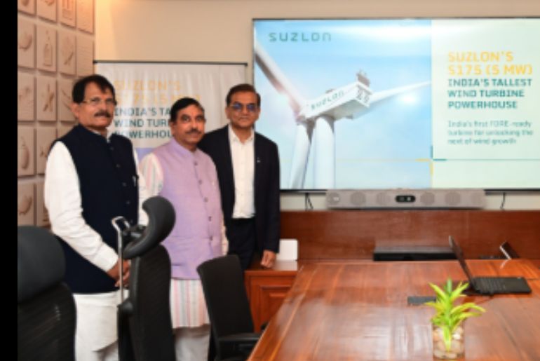 Suzlon Launches India’s Tallest 5 MW Wind Turbine S175 Suzlon