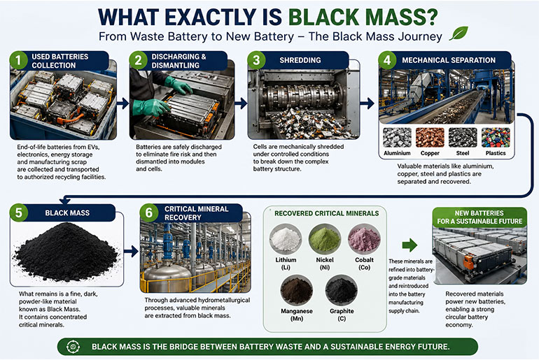 Black Mass Recovery Companies in India