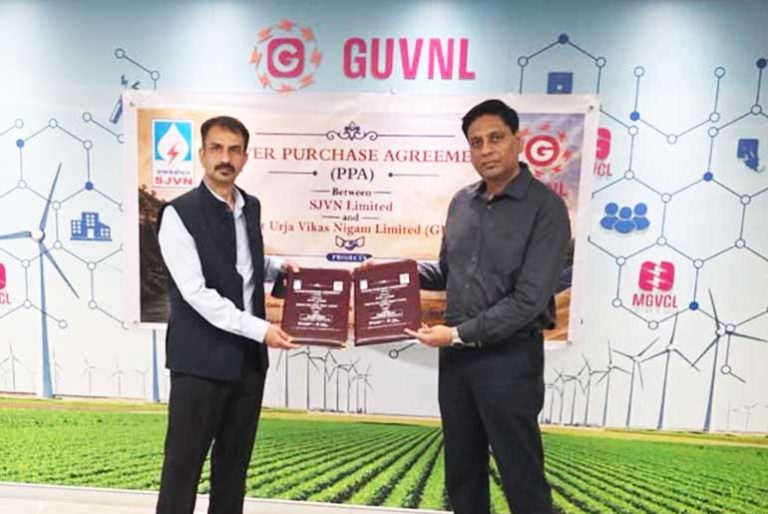 SJVN Signs Long-Term Power Purchase Agreements with GUVNL for Three Hydropower Projects in Himachal Pradesh