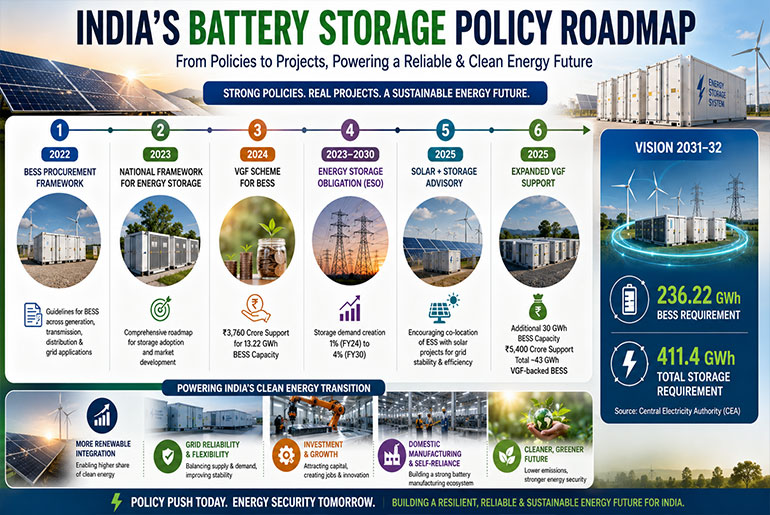 Battery Storage Policy Updates in India