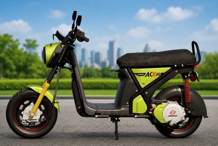 Emobi Integrates Musashi e-Axle into New AKX Electric Two-Wheeler Emobi Integrates Musashi e-Axle into New AKX Electric Two-Wheeler