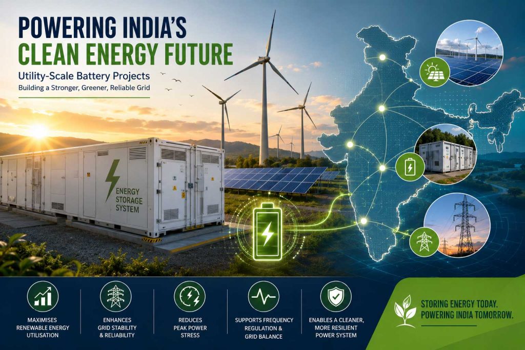 Utility-Scale Battery Projects in India