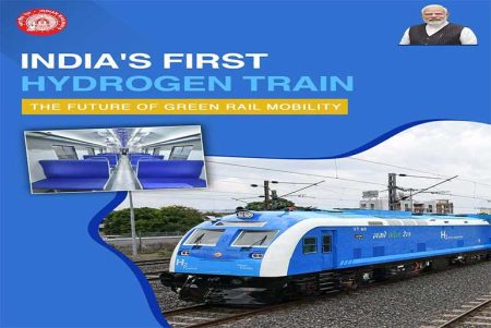 PM Modi flags off first hydrogen-powered train on Jind-Sonipat route PM Modi flags off first hydrogen-powered train on Jind-Sonipat route