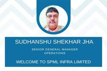 SPML Infra Reappoints Sudhanshu Shekhar Jha to Strengthen Project Execution SPML Infra Reappoints Sudhanshu Shekhar Jha to Strengthen Project Execution