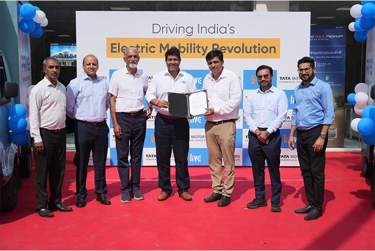BLive, Tata Motors Sign MoU for 1,000 Electric Mini Trucks Under BLive PRIME BLive, Tata Motors Sign MoU for 1,000 Electric Mini Trucks