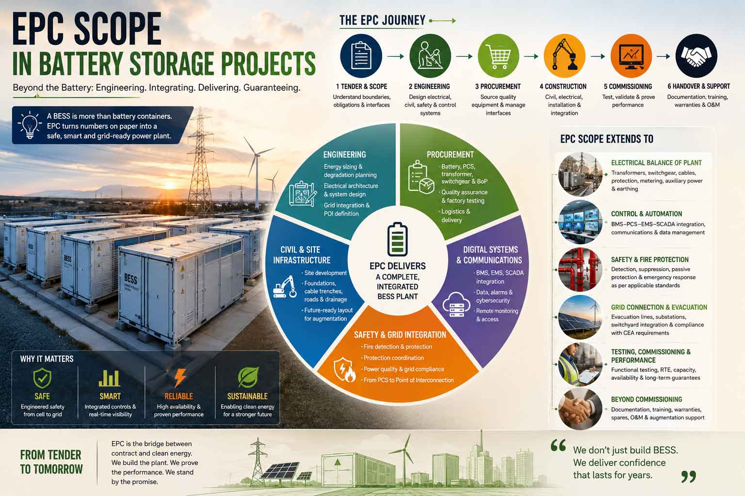EPC Scope in Battery Storage Projects: Beyond the Battery