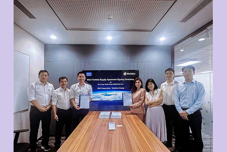 Envision Energy Wins 200 MW Nearshore Wind Project in Vietnam with REE Energy
