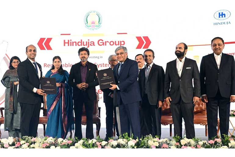 Hinduja Group Announces ₹2,500 Crore Investment in Tamil Nadu for Clean Energy and Mobility Hinduja Group Announces ₹2,500 Crore Investment in Tamil Nadu for Clean Energy and Mobility