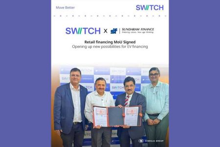 Switch Mobility, Sundaram Finance Partner to Expand EV Financing and Leasing in India Switch Mobility, Sundaram Finance Partner