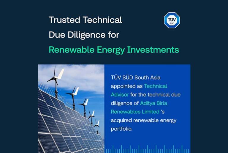 TÜV SÜD Advises Aditya Birla Renewables on Energy Portfolio Acquisition TÜV SÜD Advises Aditya Birla Renewables on Energy Portfolio Acquisition