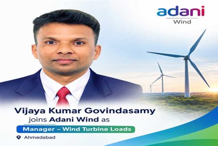 Vijaya Kumar Govindasamy Joins Adani Wind as Manager – Wind Turbine Loads Vijaya Kumar Govindasamy Joins Adani Wind as Manager