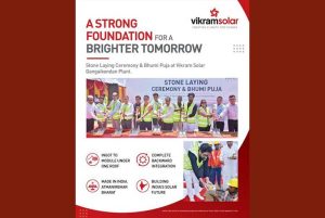 Vikram Solar Begins Work on 9 GW Wafer and Ingot Facility in Tamil Nadu