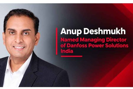 Anup Deshmukh Named Managing Director of Danfoss Power Solutions India Anup Deshmukh Named Managing Director of Danfoss Power Solutions India