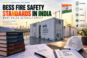 BESS Fire Safety Standards in India: What Rules Actually Apply? BESS Fire Safety Standards in India