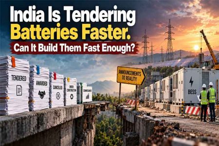 India Is Tendering Batteries Faster. Can It Build Them Fast Enough? India’s BESS Tender Boom Is Finally Meeting Reality